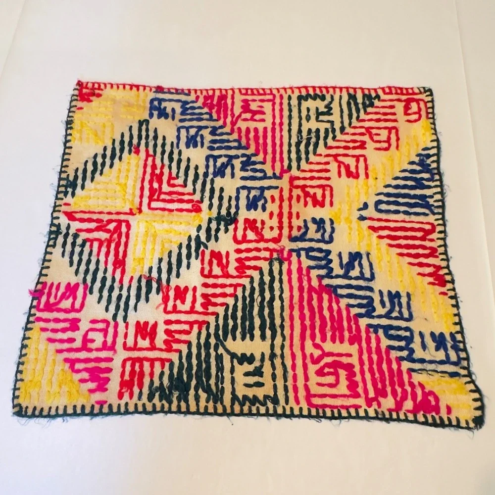 Handmade textile panel